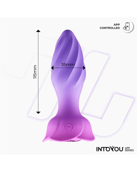 moxy butt plug with rotation 360o with app