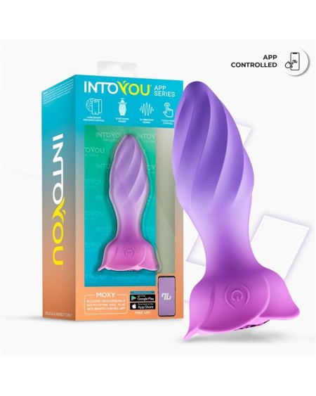moxy butt plug with rotation 360o with app