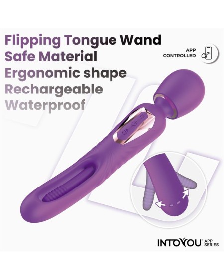 salma wand with flipping tongue and vibration with app