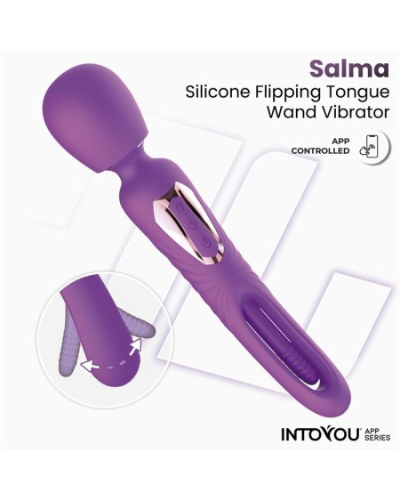 salma wand with flipping tongue and vibration with app