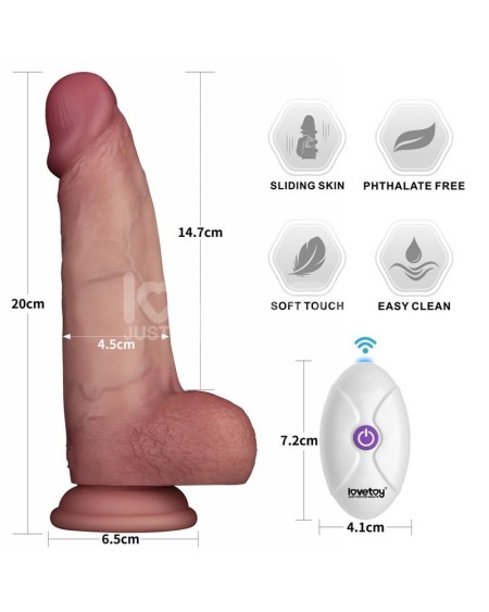 vibrant sliding peau pro ii silicone 8