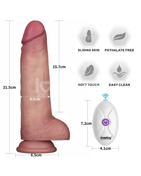 vibrant sliding peau pro ii silicone 8.5