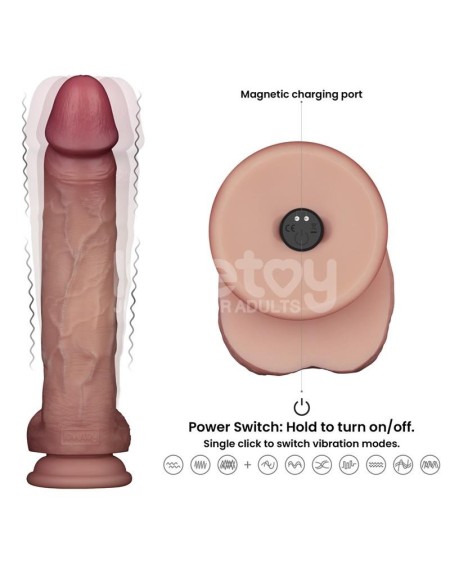 vibrant sliding peau pro ii silicone 10