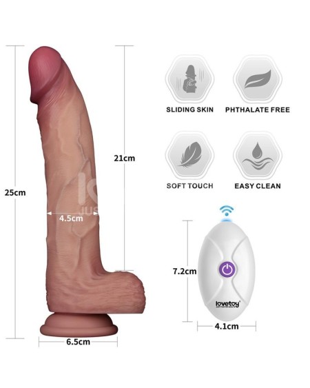 vibrant sliding peau pro ii silicone 10