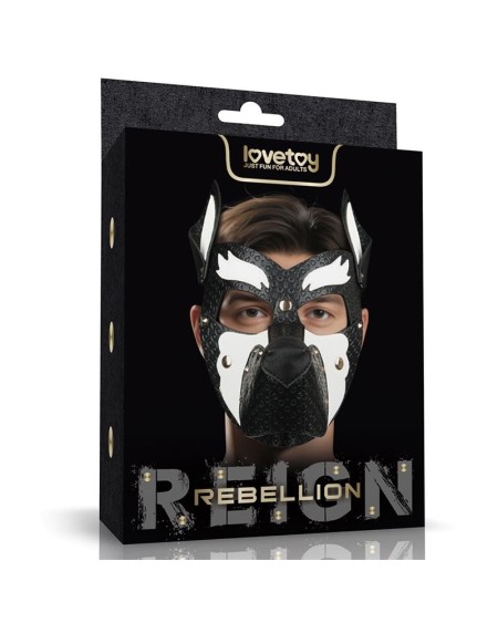 rebellion reign howl pup mask white