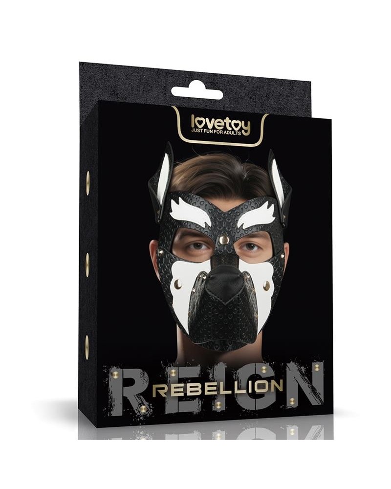 rebellion reign howl pup mask white