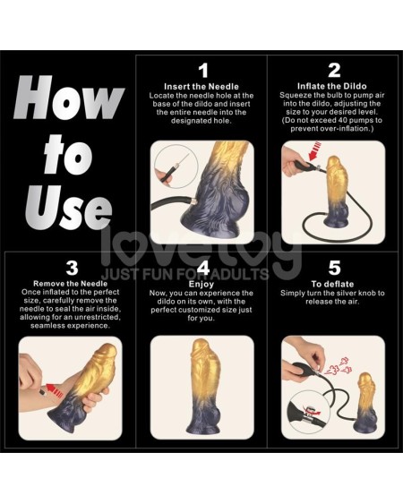 dual density silicone inflatable dildo 8