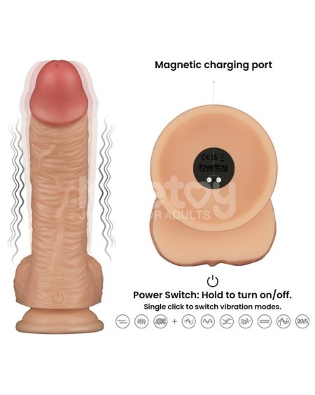 strap on with vibrant dildo 8.5