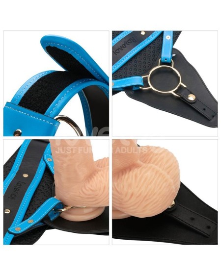 strap on with vibrant dildo 9.5