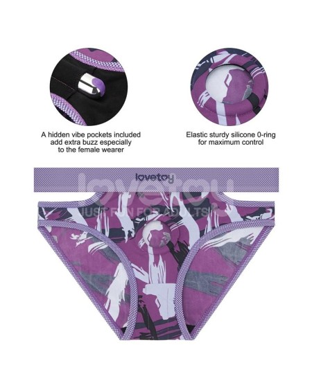 strap-on panties violet