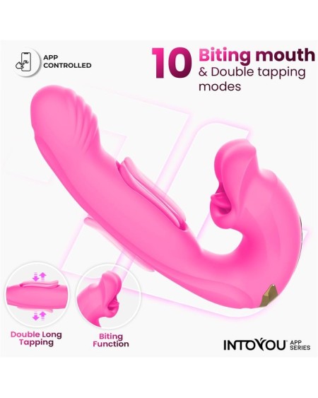 bimby biting and double tongue tapping vibrator with app