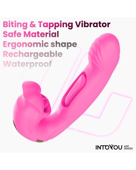 bimby biting and double tongue tapping vibrator with app