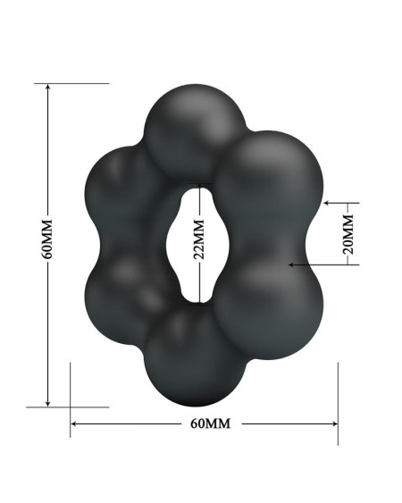 clauzell cock ring silicone mod 10