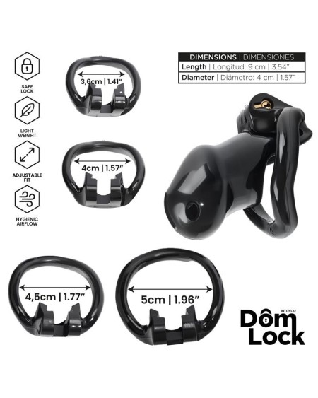 guard chastity cage with internal lock size s