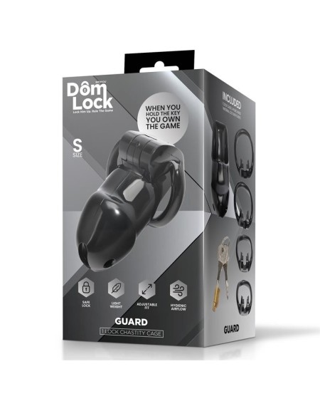 guard chastity cage with internal lock size s