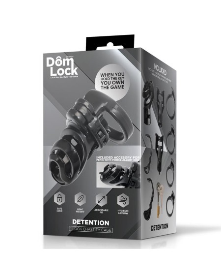 detention chastity cage with accessory for prince albert