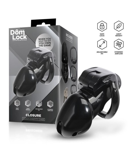 closure chastity cage with internal lock