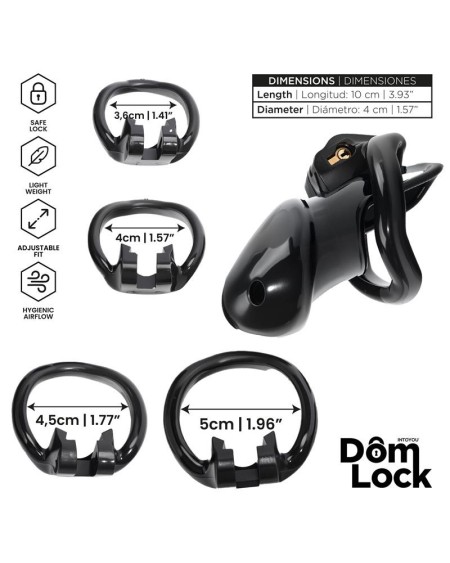 closure chastity cage with internal lock