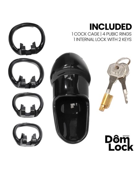 closure chastity cage with internal lock
