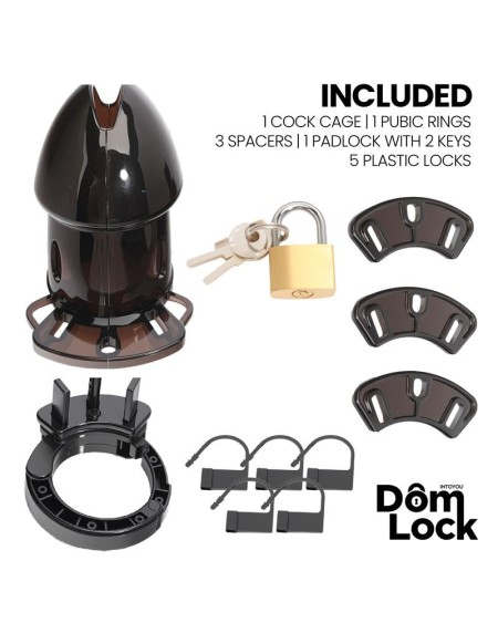 cell chastity cage with spacers