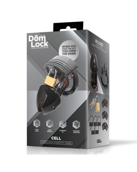 cell chastity cage with spacers