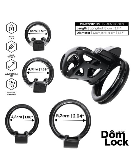 block chastity cage with internal lock