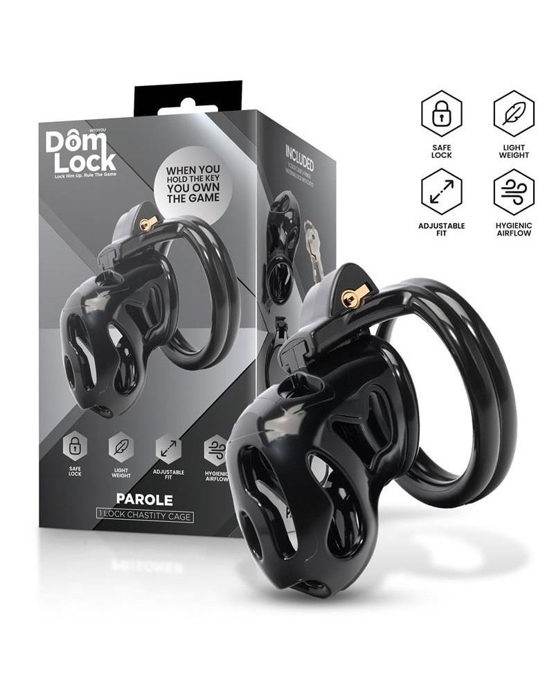 parole chastity cage with internal lock