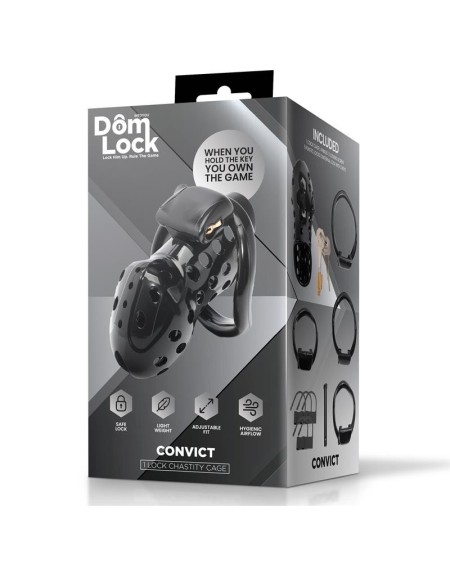 convict chastity cage with internal lock