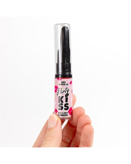 flirty kiss strawberry and mint oral sex gels 2x8g