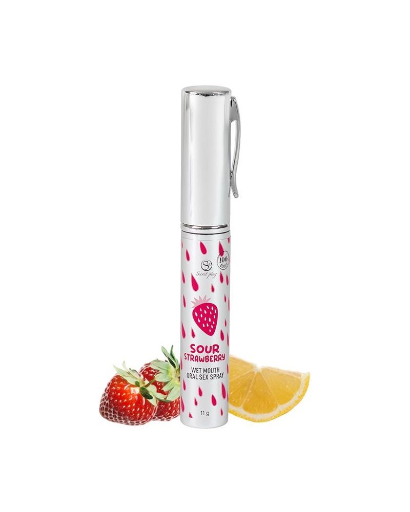 oral sex spray wet mouth strawberry sour 11g