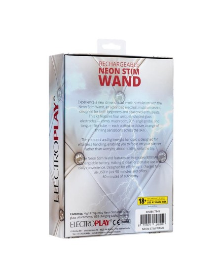 wand neon stim with 4 glass electrodes