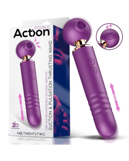 no. twentytwo clitoris sucker 3 in 1 with pulsation and thrusting