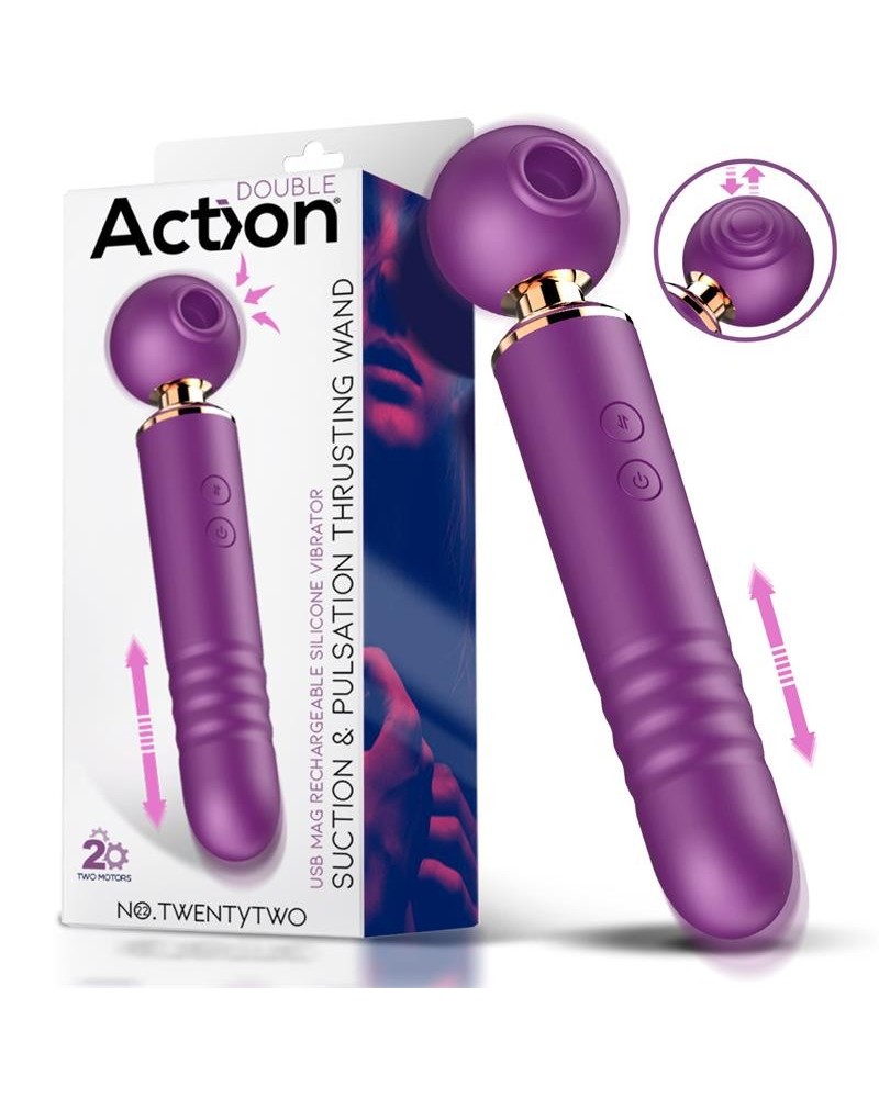 no. twentytwo clitoris sucker 3 in 1 with pulsation and thrusting