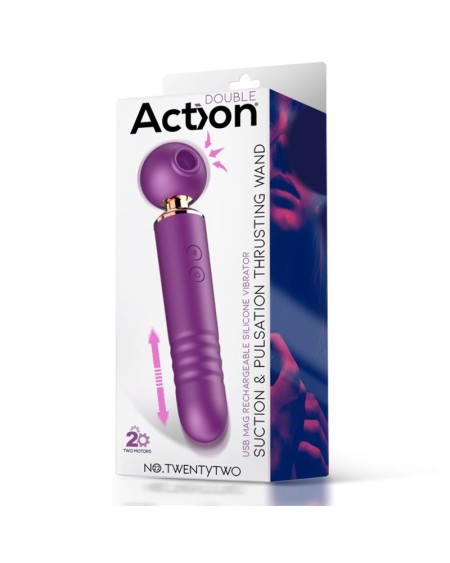 no. twentytwo clitoris sucker 3 in 1 with pulsation and thrusting