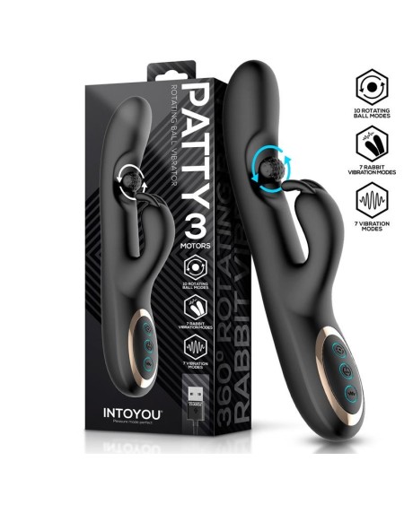 patty vibrator with rotating ball
