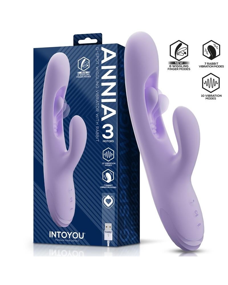 annia g-spot vibrator with internal wiggling