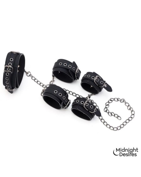 restriction set with collar and cuffs