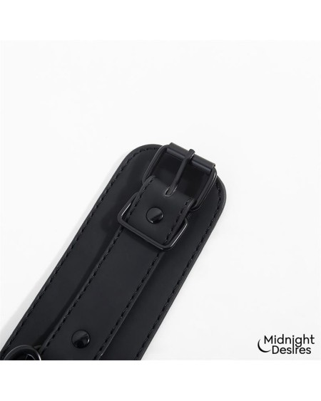 restraint set with collar with leash and cuffs