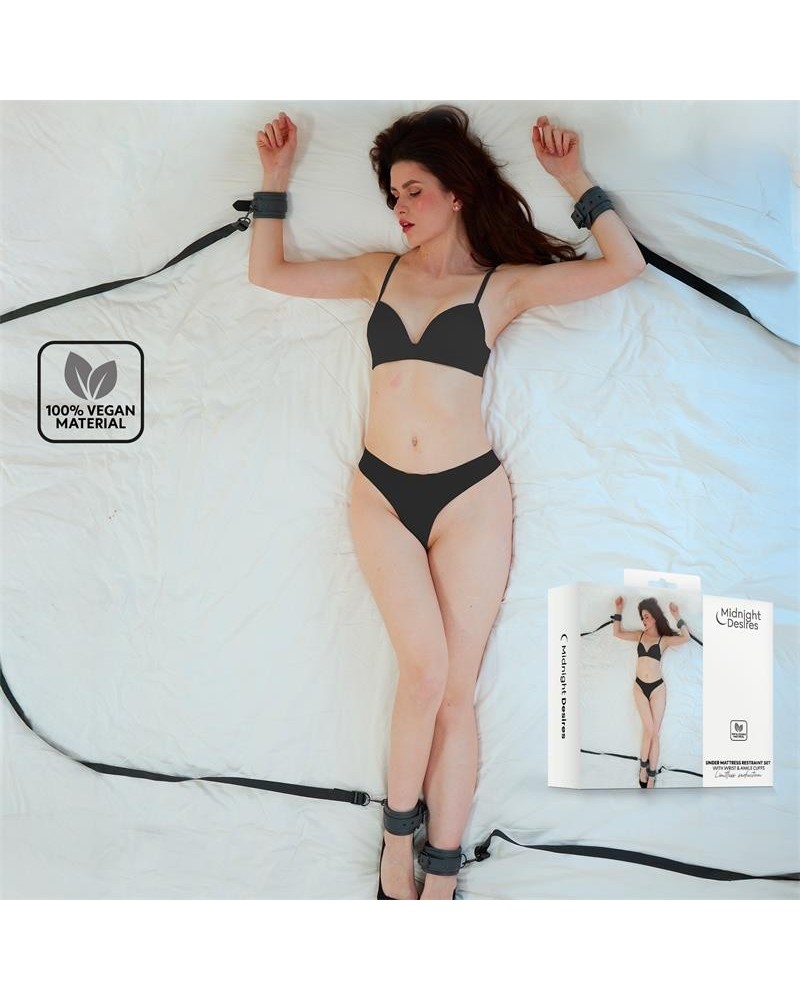 under mattress set with wrist ankle cuffs cl.24
