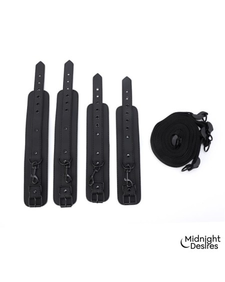 under mattress set with wrist ankle cuffs cl.24