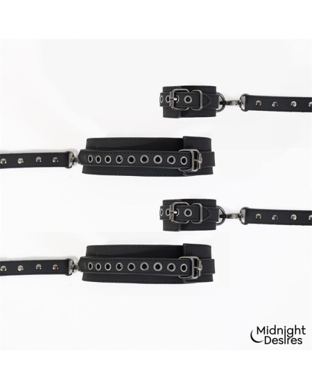 cuffs and thigh hogtie set