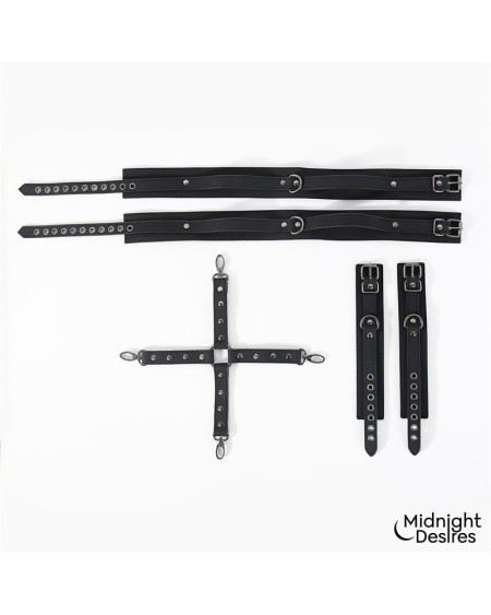 cuffs and thigh hogtie set