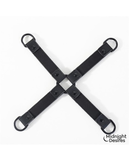 hogtie cross bar hand and ankle cuffs