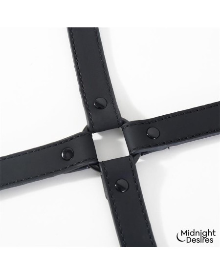 hogtie cross bar hand and ankle cuffs