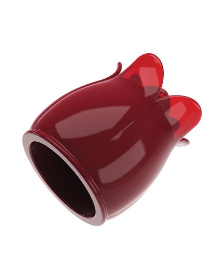 flower wand power wand massager head red