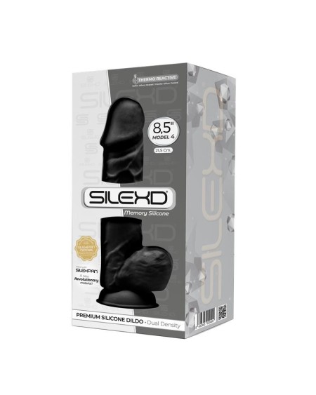 Dildo Dual Density Mod. 4 - 8.5 Black