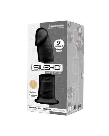 Dildo Dual Density Mod. 2 - 9 Black