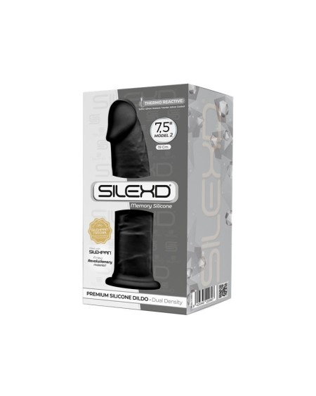 Dildo Dual Density Mod. 2 - 7.5 Black