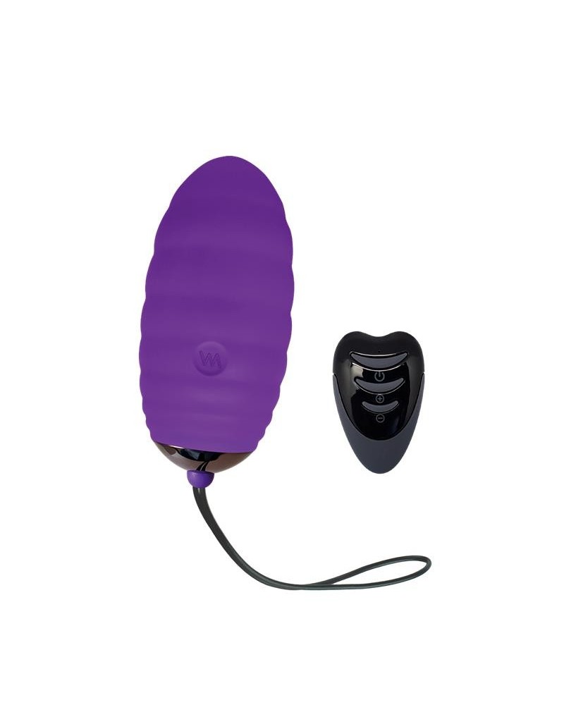 Vibrating Egg with Remote Control Ocean Breeze 2.0 Purple