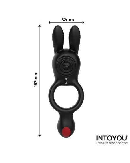 Konny Vibrating Rabbit Double Cockring with Remote